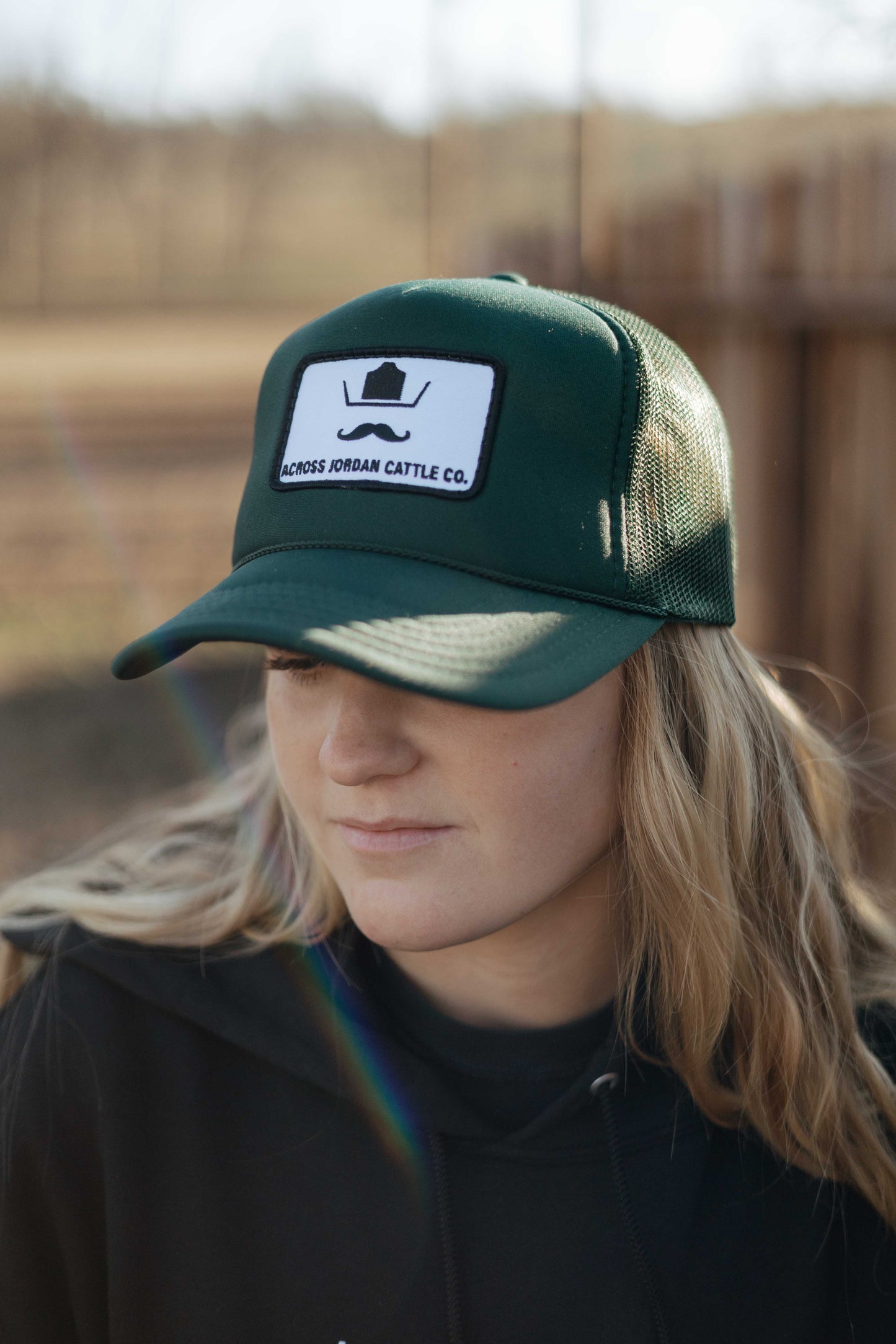 Forest Green Foam Hat